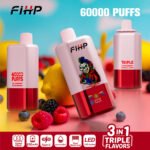 FIHP 60000 60K Puffs 3 in 1 Flavors Disposable Vape - Image 3