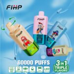 FIHP 60000 60K Puffs 3 in 1 Flavors Disposable Vape - Image 5