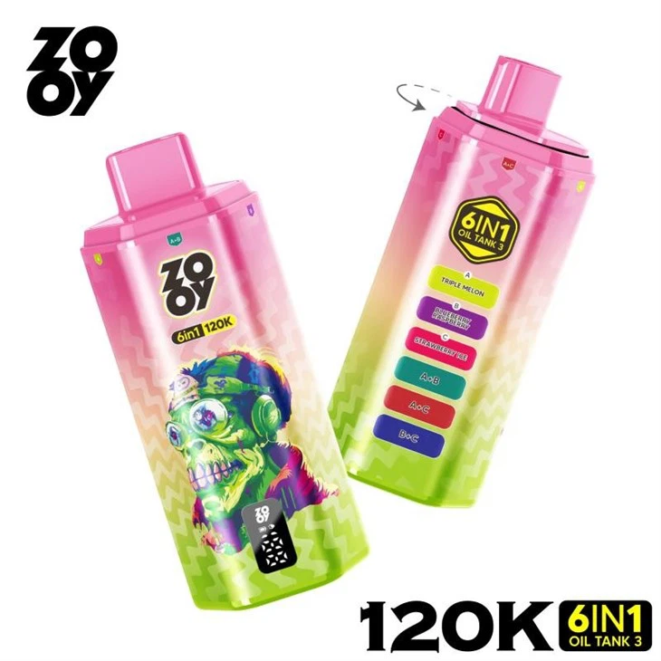ZOOY VAPE 120K 6 IN 1 - vaporcrystal