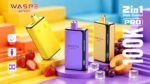 WASPE Double Flavor 100K Pro PUFFS Disposable Vape 4 in 1 Rechargeable 100000 Puffs - Image 6