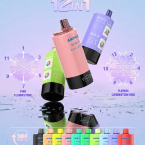 Airmez 300k 12-IN-1 puffs disposable vape wholesale